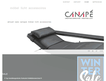 Tablet Screenshot of canape.de