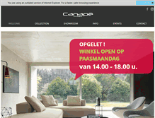 Tablet Screenshot of canape.be